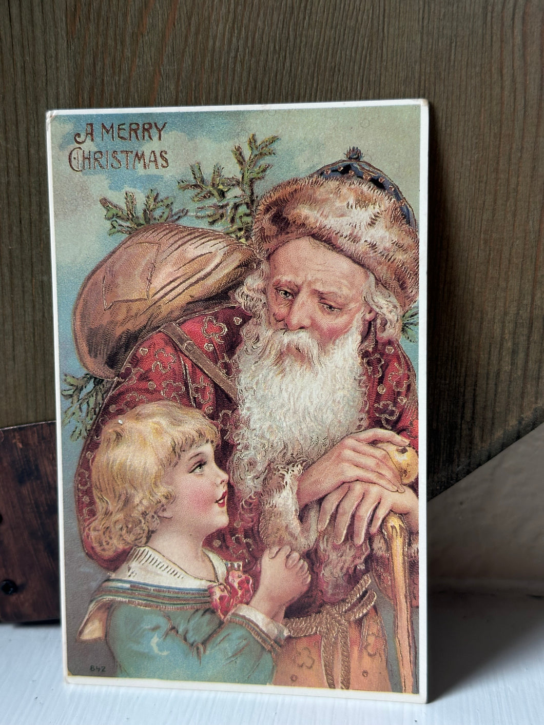 Antique Old World Postcard