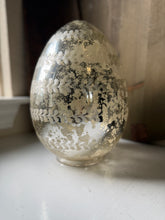 Load image into Gallery viewer, Mercury Glass Etched Egg
