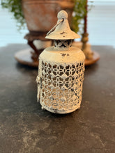 Load image into Gallery viewer, Oval Chippy Candle Lantern
