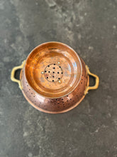 Load image into Gallery viewer, Vintage Copper Korean Fruit Colander
