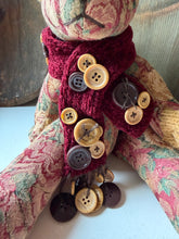 Load image into Gallery viewer, Tapestry Button Bear
