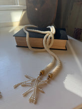 Load image into Gallery viewer, Vintage Pearl Lariat Necklace

