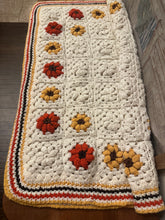 Load image into Gallery viewer, Handmade Vintage Fall Crocheted Blanket
