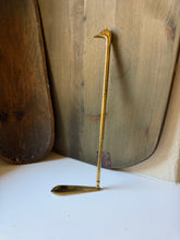 Load image into Gallery viewer, Vintage Expandable Brass Duck Shoehorn
