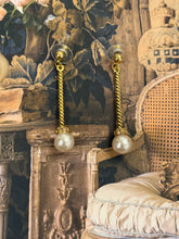 Load image into Gallery viewer, Designer Inspired Pearl Danglers
