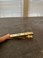 Load image into Gallery viewer, MCM Brass Clothespin Paper Clip
