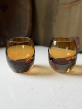 Load image into Gallery viewer, Amber Glass Votive Holder
