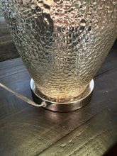 Load image into Gallery viewer, Hammered Silver Designer Looking Lamp
