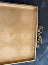 Load image into Gallery viewer, Vintage Brass Art Deco Tray
