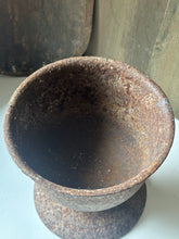 Load image into Gallery viewer, Antique Apothecary Cast Iron Mortar
