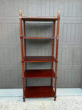 Load image into Gallery viewer, Vintage Bombay Regency Style Etagere 5 Level Shelf
