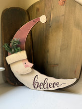 Load image into Gallery viewer, Wooden Santa Moon
