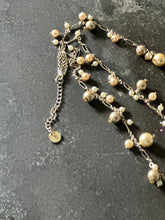 Load image into Gallery viewer, Tabolts Multi Strand Ivory Pearl Necklace

