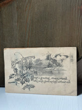 Load image into Gallery viewer, Antique Greetings Postcard
