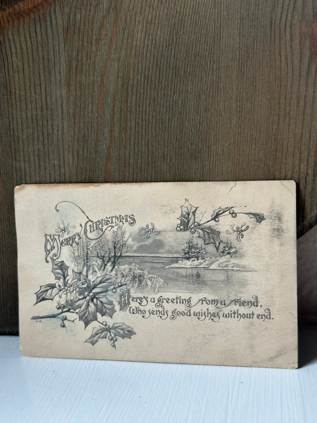 Antique Greetings Postcard