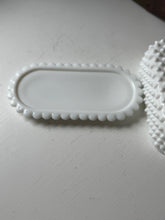 Load image into Gallery viewer, Fenton Milk Glass Hobnail Butter Dish
