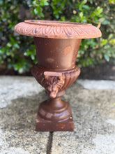 Load image into Gallery viewer, Tall Victorian Antique Cast Iron Urn
