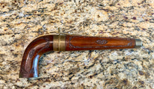 Load image into Gallery viewer, Indian Steel Dagger In Wooden Hand-Carved Scabbard
