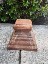 Load image into Gallery viewer, Small Rusted Zinc Square Riser
