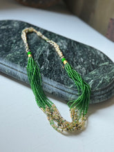 Load image into Gallery viewer, Green Seabead Necklace
