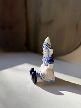 Load image into Gallery viewer, Vintage Delft Sitting Dutch Girl
