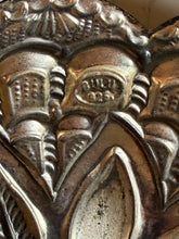 Load image into Gallery viewer, Vintage Solid Silver Repousse Turkish Wedding Mirror
