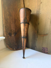 Load image into Gallery viewer, Brown Metal Flower Cone
