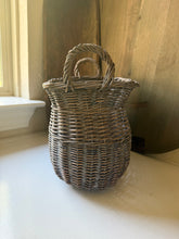 Load image into Gallery viewer, Gray Finish Wicker Basket
