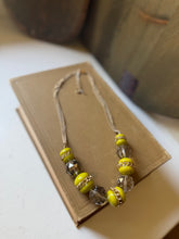 Load image into Gallery viewer, Chunky Green &amp; Crystal Necklace

