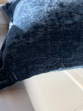 Load image into Gallery viewer, Velour Blue Pillow

