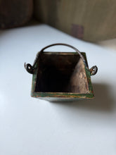 Load image into Gallery viewer, Wooden &amp; Wrought Iron Basket
