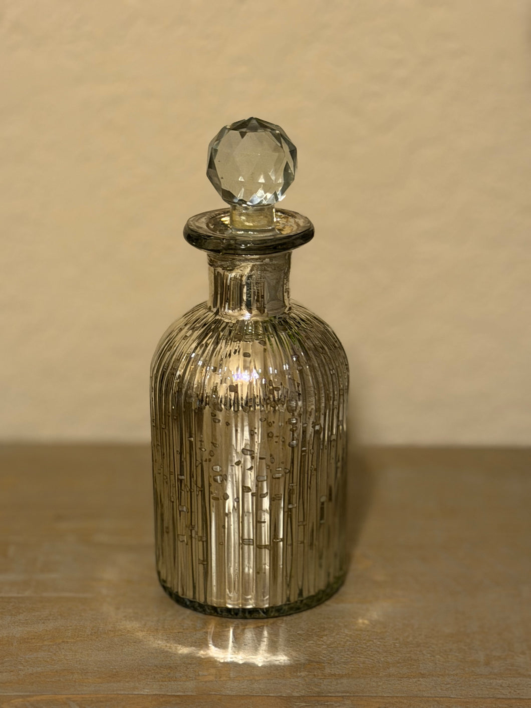 Small Mercury Glass Bottle