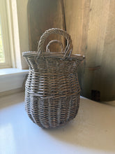 Load image into Gallery viewer, Gray Finish Wicker Basket
