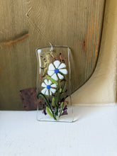 Load image into Gallery viewer, Glass Floral Window Art
