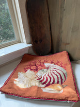 Load image into Gallery viewer, Coastal Shell Tapestry Pillow Cover
