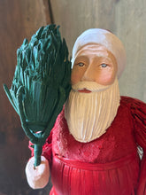 Load image into Gallery viewer, Folk Art Corn Husk Primitive Santa
