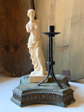 Load image into Gallery viewer, Aged Metal Lamp Salvage Riser
