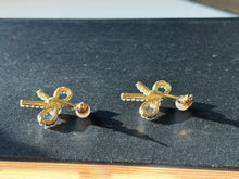 Load image into Gallery viewer, Pearl Bow Earrings
