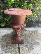 Load image into Gallery viewer, Tall Victorian Antique Cast Iron Urn
