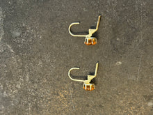 Load image into Gallery viewer, Dangling Citrine Earrings
