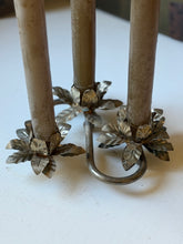 Load image into Gallery viewer, Vintage Floral Lotus Candle Holder
