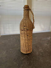 Load image into Gallery viewer, Vintage Wicker Botlle
