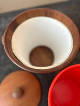 Load image into Gallery viewer, MCM Teak Wood Ice Bucket

