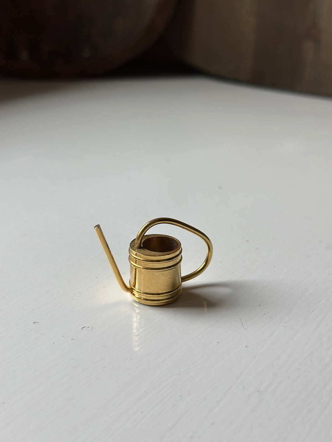 Vintage Miniature Brass Watering Can