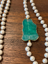 Load image into Gallery viewer, Pearl &amp; Stone Necklace
