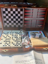 Load image into Gallery viewer, Vintage 6 in 1 Traveling Game Set
