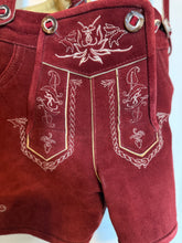 Load image into Gallery viewer, Authentic Leather Embroidered  Schoneberger Lederhosen
