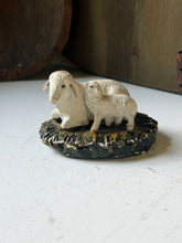 Load image into Gallery viewer, Vintage Plaster Mama Sheep &amp; Lamb
