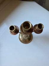 Load image into Gallery viewer, 3 Brass Candlestick
