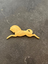 Load image into Gallery viewer, Art Deco Egyptian Revival Leaping Horse Brooch
